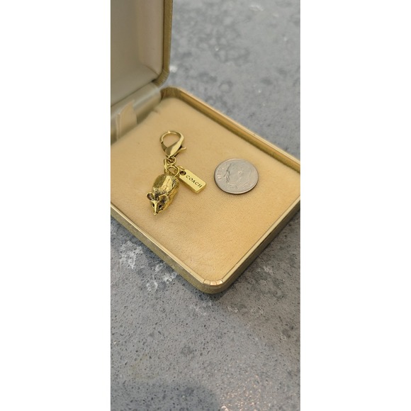 Coach Handbag Charm or Zipper Pull  Tiny Coach Mouse Charm Keychain 💕💕 - Picture 5 of 6